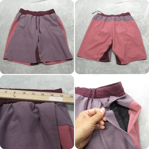 Lululemon Shorts Mens XS Purple Elastic Drawstring Waist Liner Running Athletic - Picture 1 of 11